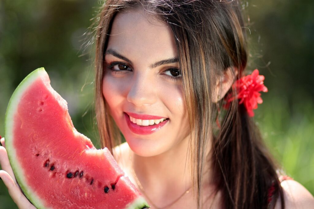 woman, watermelon, summer-1461619.jpg